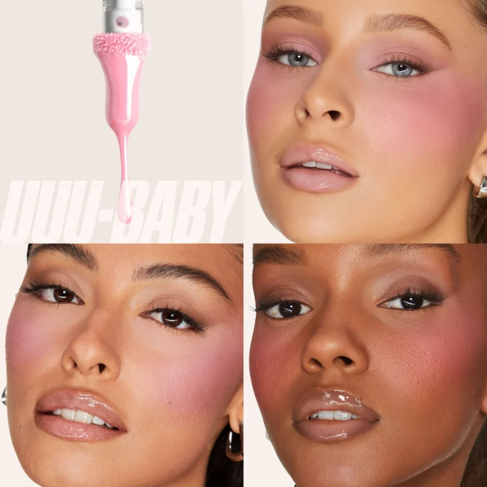 HUDA BEAUTY Faux Filter UUU BABY PLUMPING Lip Gloss (Milky Baby Pink)